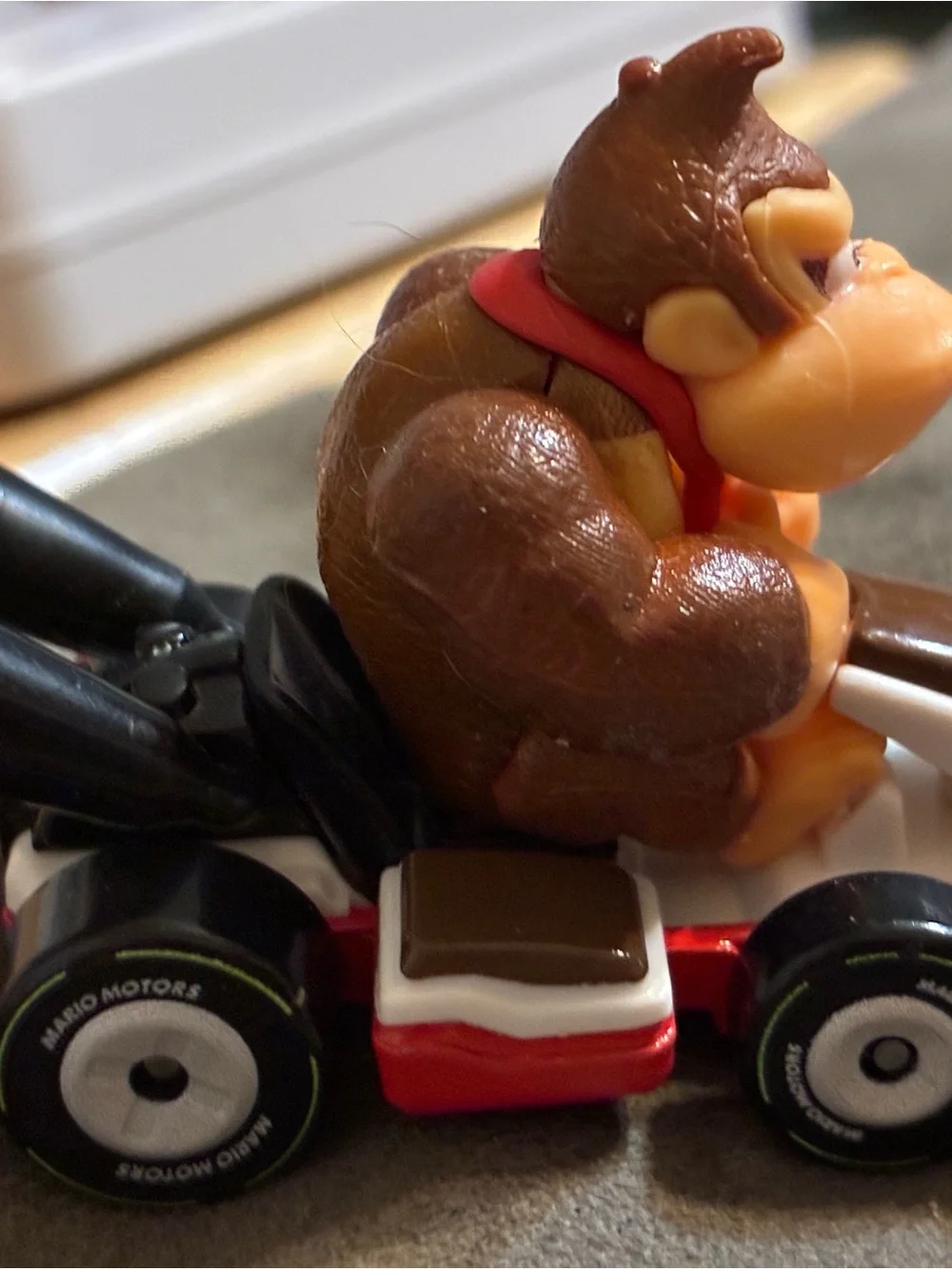 Nintendo Donkey Kong Brown and Tan Kart Racer Toy